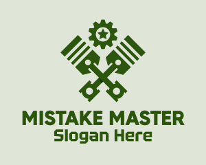 Automotive Piston Mechanic logo design