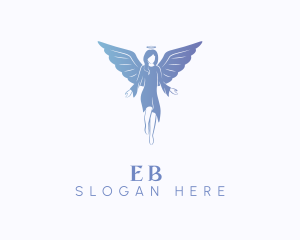Spiritual - Holy Angelic Wings logo design