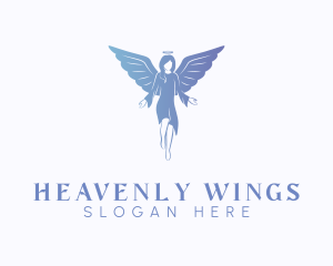 Angel - Holy Angelic Wings logo design