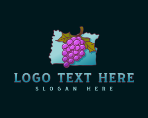 Farming - Oregon Grape Fruit logo design