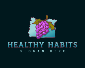 Oregon Grape Fruit logo design