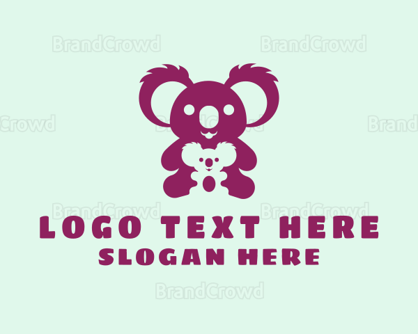 Wildlife Koala Baby Logo