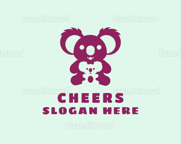 Wildlife Koala Baby Logo