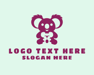 Wildlife - Wildlife Koala Baby logo design