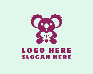 Wildlife Koala Baby Logo