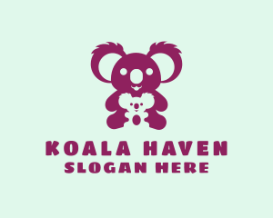 Koala - Wildlife Koala Baby logo design