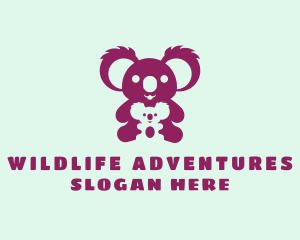 Wildlife Koala Baby logo design