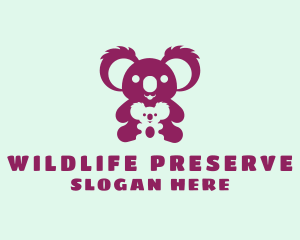 Wildlife Koala Baby logo design