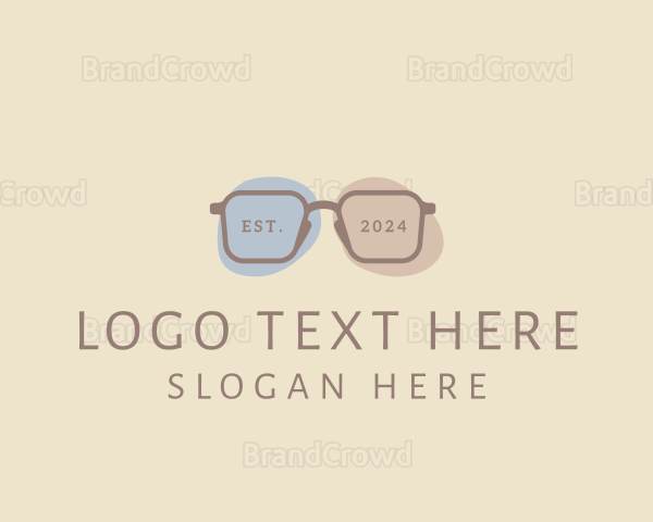 Minimalist Fashion Eyeglass Logo