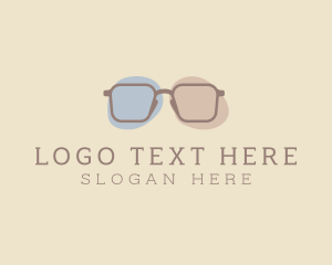 Minimalist Fashion Eyeglass logo design