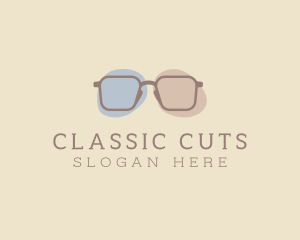 Minimalist Fashion Eyeglass logo design