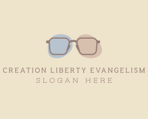 Minimalist Fashion Eyeglass logo design