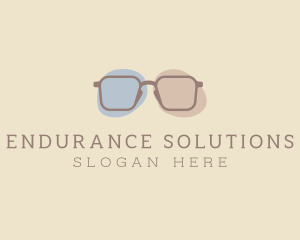 Minimalist Fashion Eyeglass logo design