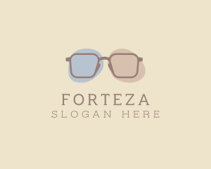 Minimalist Fashion Eyeglass logo design