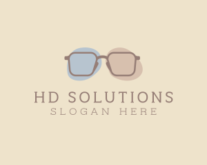 Minimalist Fashion Eyeglass logo design