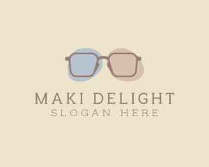 Minimalist Fashion Eyeglass logo design