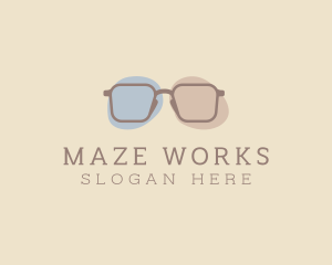 Minimalist Fashion Eyeglass logo design