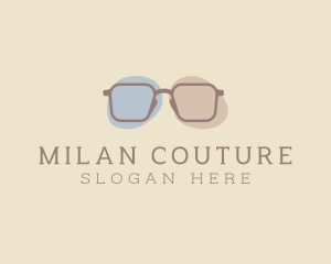 Minimalist Fashion Eyeglass logo design