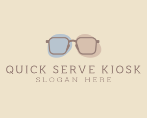 Minimalist Fashion Eyeglass logo design