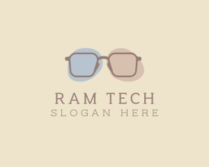 Minimalist Fashion Eyeglass logo design