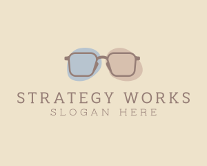 Minimalist Fashion Eyeglass logo design