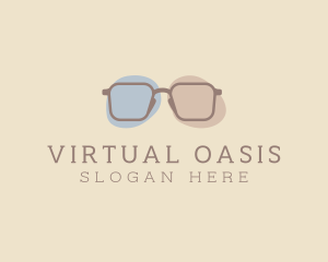 Minimalist Fashion Eyeglass logo design