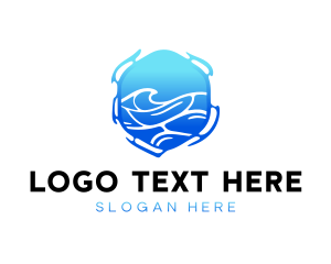 Lagoon - Wave Sea Coastal logo design
