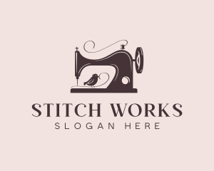 Alteration Tailor Stitching logo design