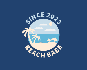 Beach Resort Vacation logo design