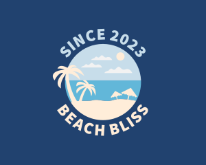 Beach Resort Vacation logo design