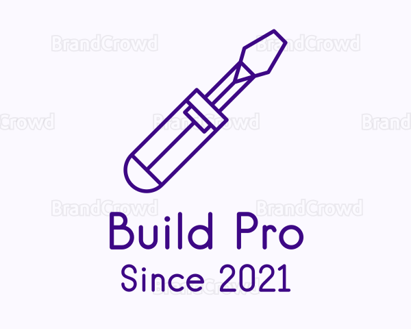 Purple Screw Driver Logo