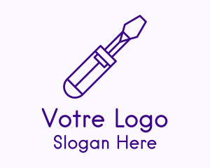 Purple Screw Driver Logo