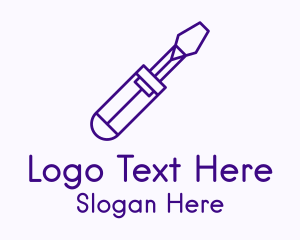 Purple Screw Driver Logo