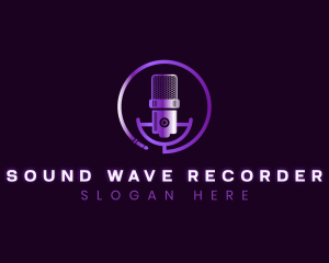 Audio Recording Microphone logo design