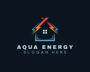 House Electric Energy  logo design