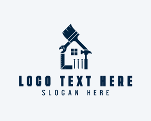 L Square - Handyman Tools Maintenance logo design