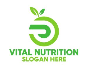 Nutritionist - Abstract Green Apple logo design