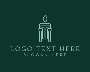 Scented - Candle Wax Boutique logo design