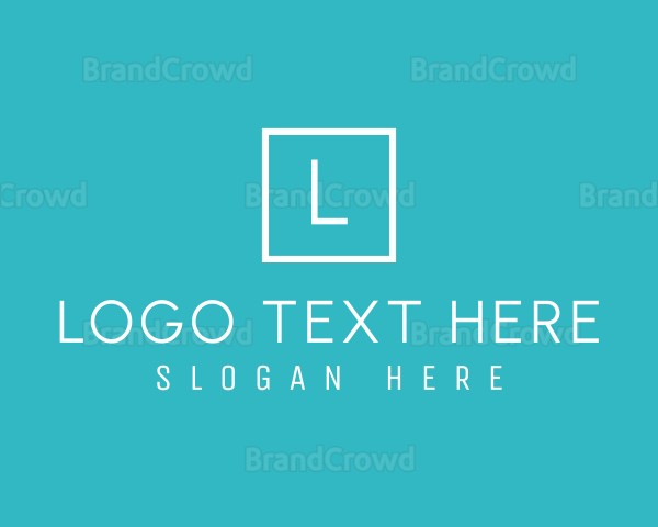 Geometric Square Boutique Logo