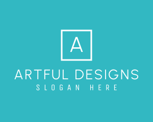 Geometric Square Boutique logo design