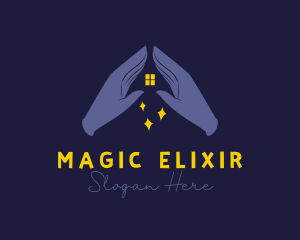 House Hands Magic logo design