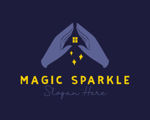 House Hands Magic logo design