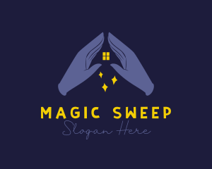 House Hands Magic logo design