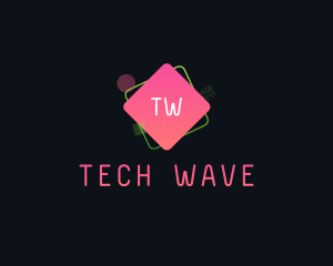 Techno - Disco Night Club logo design