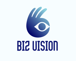 Hand Eye Visual  logo design