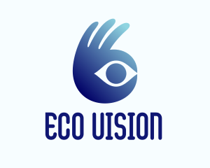 Hand Eye Visual  logo design