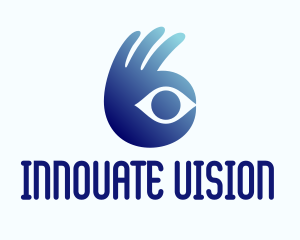 Hand Eye Visual  logo design