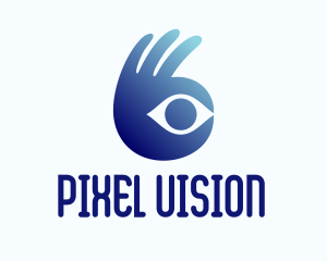 Hand Eye Visual  logo design