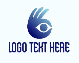 Hand Eye Visual  Logo