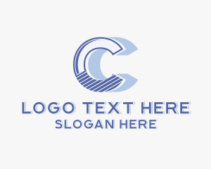Stripe - Generic Professional Letter C logo design